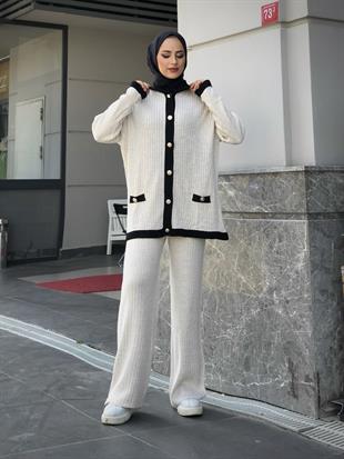 Mavera Triko Takım Ekru