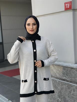 Mavera Triko Takım Ekru