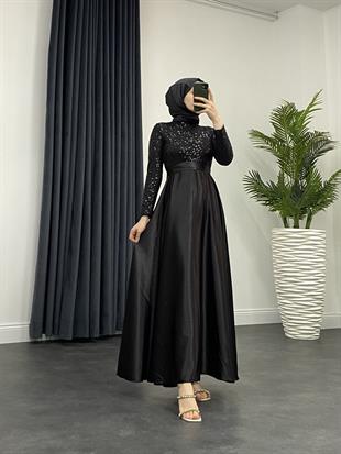 Melinda Payet Abiye Siyah