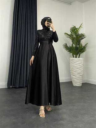 Melinda Payet Abiye Siyah