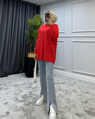 Miray Kazak Kırmızı