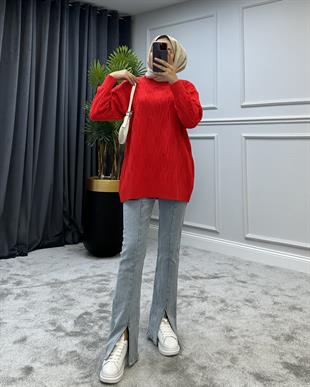 Miray Kazak Kırmızı