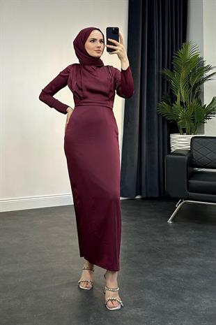Nana Saten Abiye Bordo