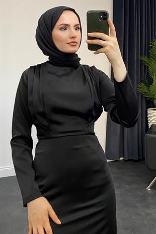 Nana Saten Abiye Siyah