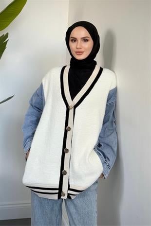 Nevoso Muadil Hırka Beyaz