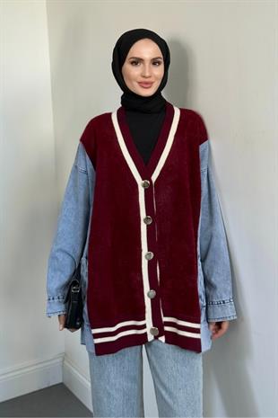 Nevoso Muadil Hırka Bordo