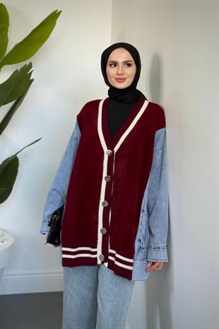 Nevoso Muadil Hırka Bordo