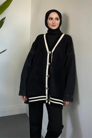 Nevoso Muadil Hırka Siyah