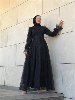 Petra Simli Abiye Siyah
