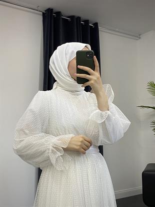 Quin PıtPıt Abiye Beyaz