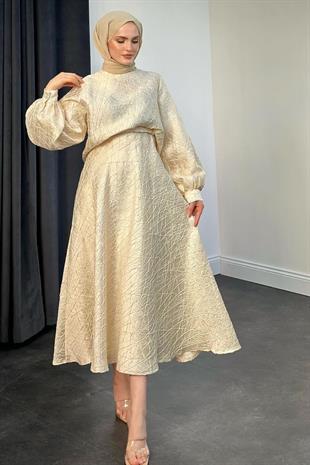 Rapunzel Broker Etek Takım Krem