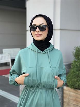 Rio Önü Cepli Elbise Mint