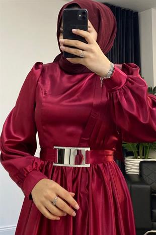 Rita Ayna Kemer Abiye Bordo