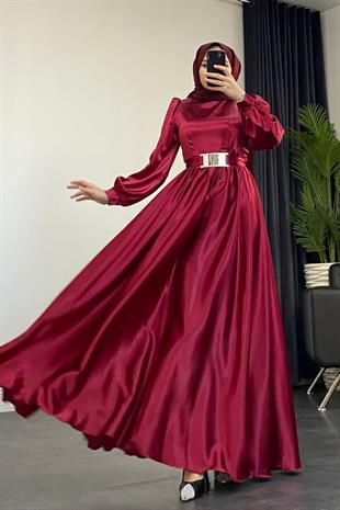 Rita Ayna Kemer Abiye Bordo