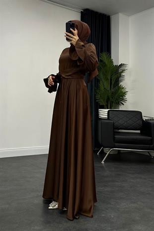 Rosy Abiye Kahverengi