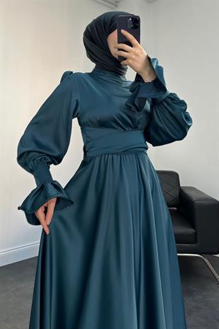 Rosy Abiye Petrol Yeşili