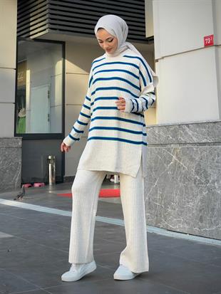 Rüya Triko Takım Bej