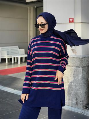 Rüya Triko Takım Lacivert