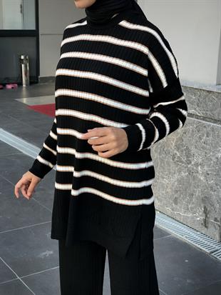 Rüya Triko Takım Siyah