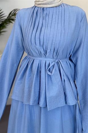 Sasha Etek Takım Mavi