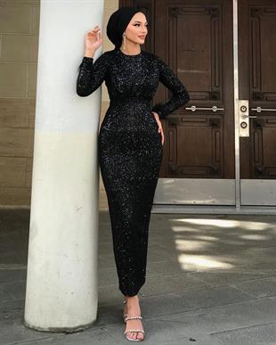 Sindy Payet Abiye Siyah 