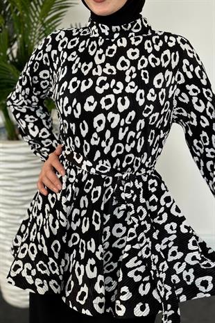 Style Etek Takım Siyah Zebra