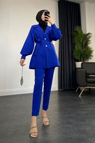 Tilda Ceket Takım Saks