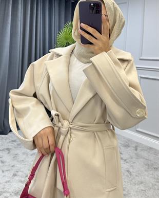 Tolunay Kaşe Kaban Bej