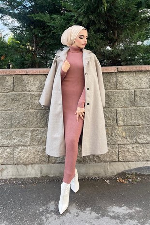 Triko Elbise Gül