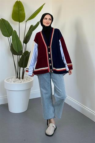 Tws Muadil Hırka Bordo