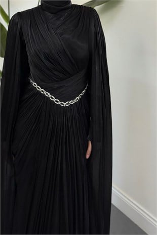 Vilma Taşlı Jan Jan Abiye Siyah