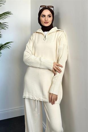 Wendy Triko Takım Krem