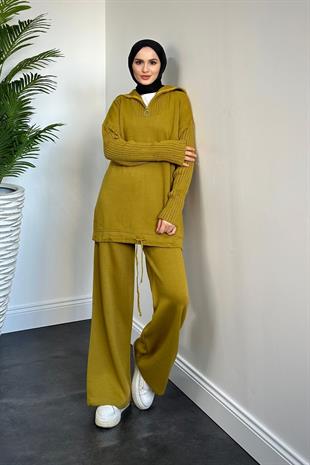 Wendy Triko Takım Yağ Yeşili