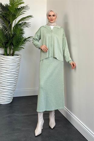 Willow Simli Kalem Etek Takım Mint