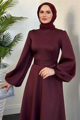 Yanni Scuba Elbise Mürdüm