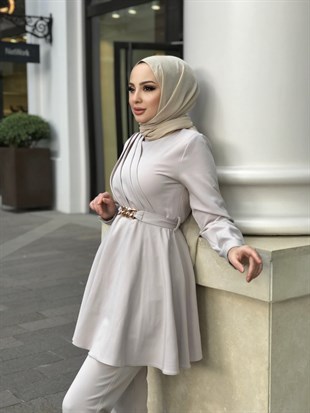 Zincir Kemerli Drapeli Takım Taş