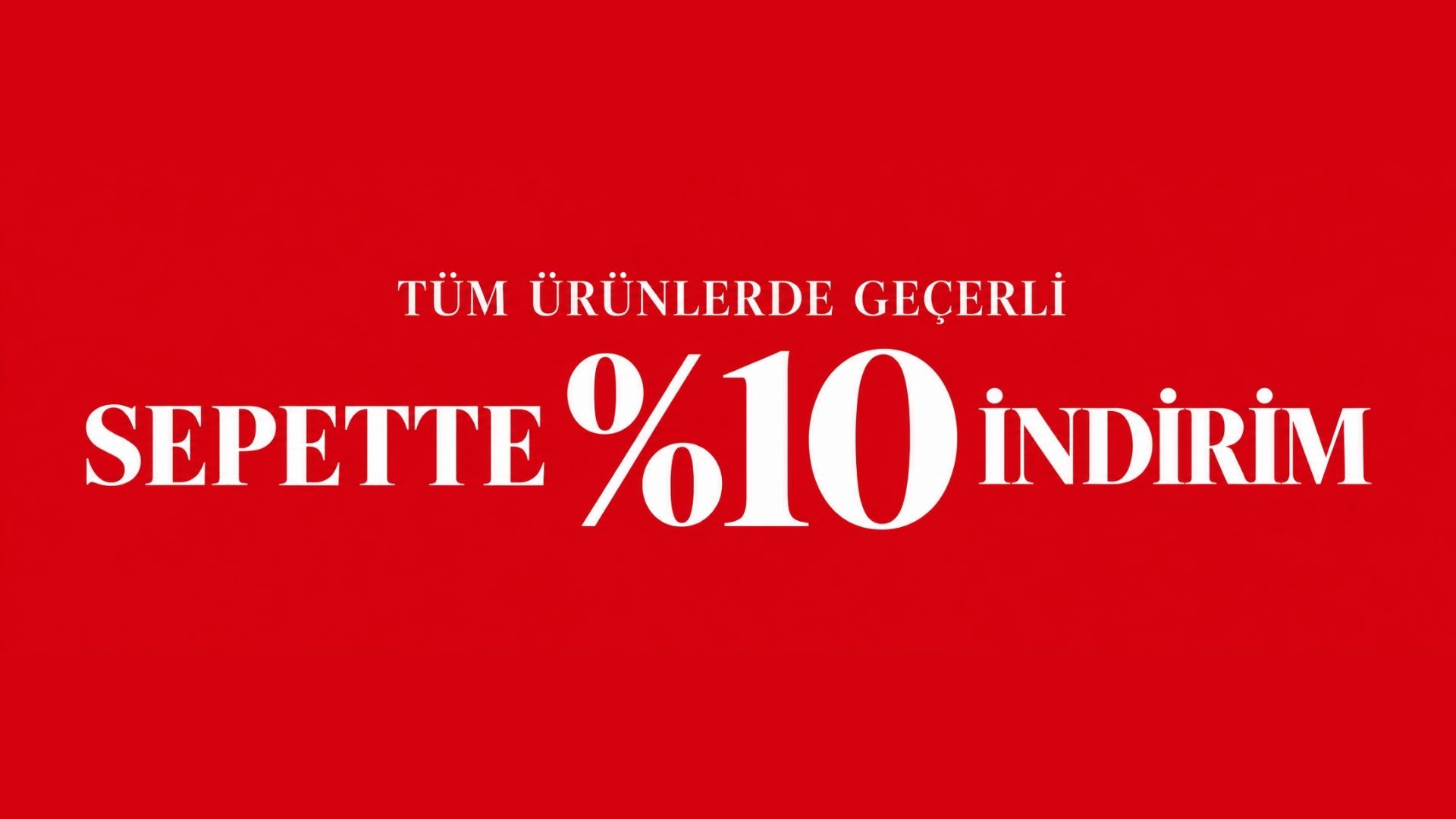 SEPETTE İNDİRİM