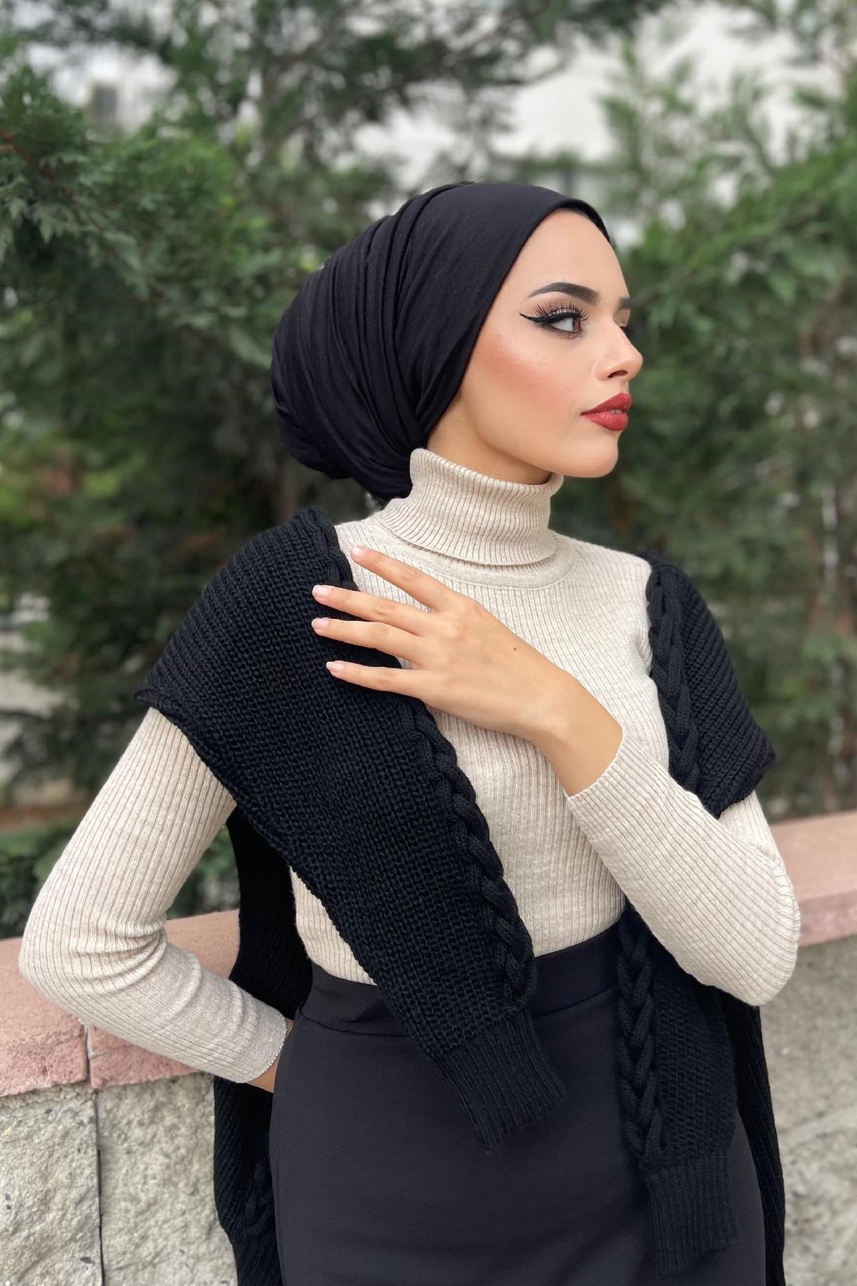 Balıkçı Triko Kazak Bej