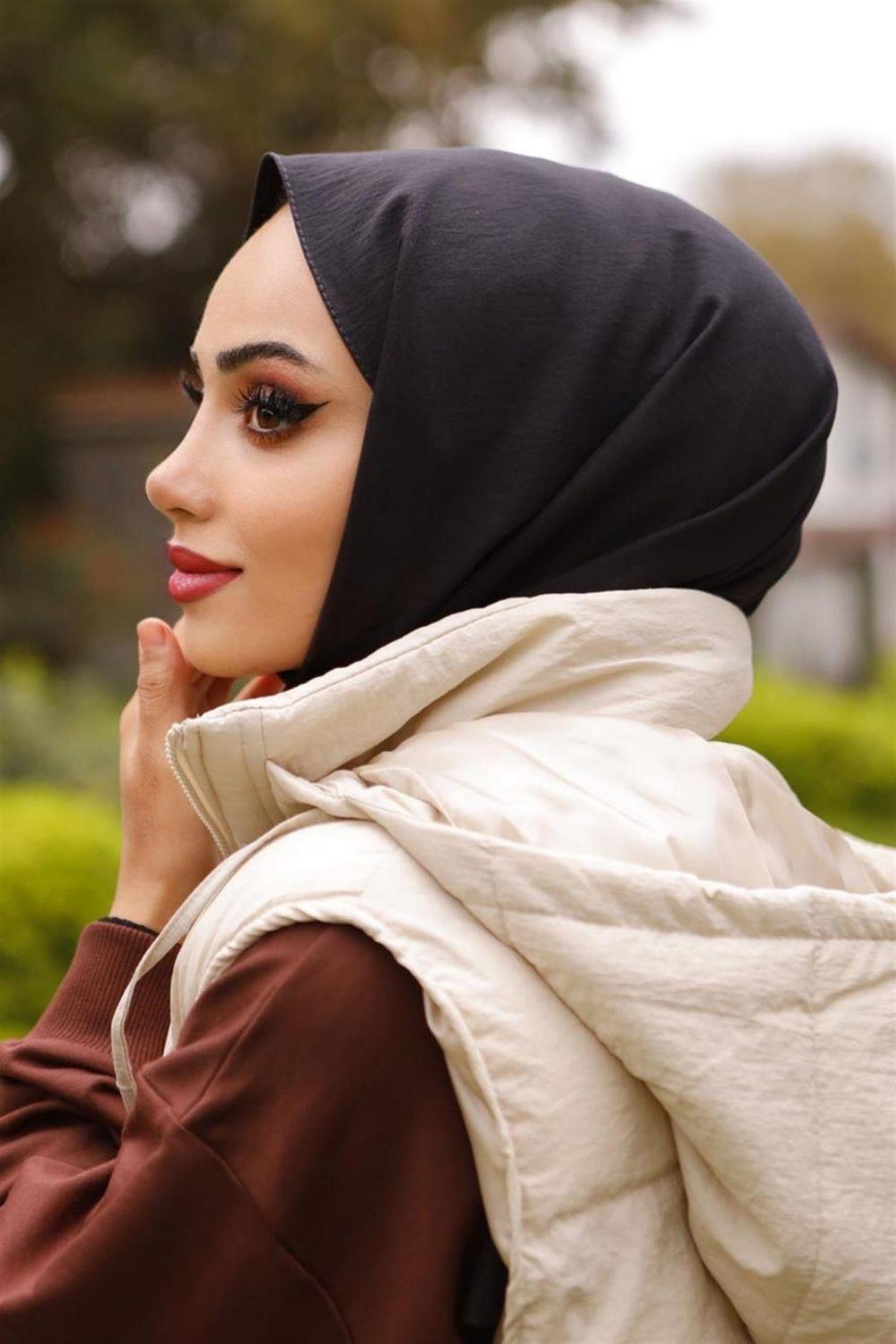 Pamuk Jaz Şal Siyah