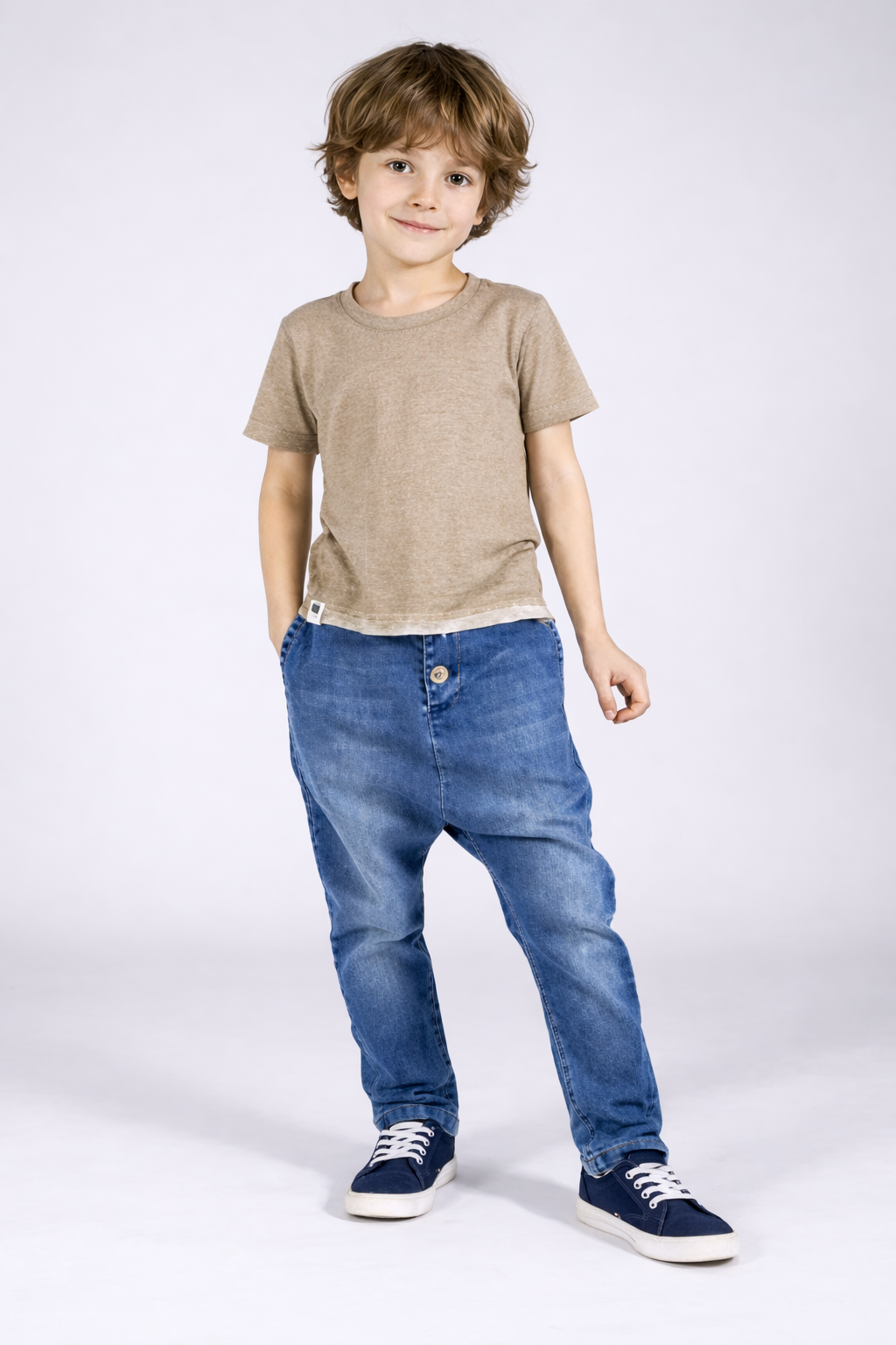 Siyah Fare Tasarım Çocuk Pantolon Mersin  Denim - 7072