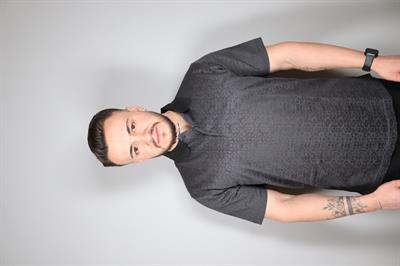 0906 NEHİR  POLO YAKA TSHIRT siyah