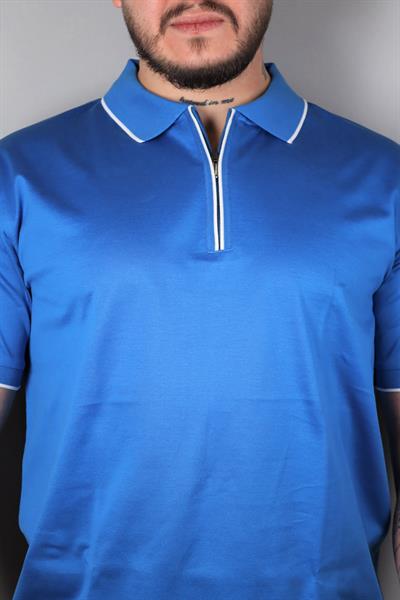 231400207 NEHİR BSC FERMUARLI POLO MAVİ