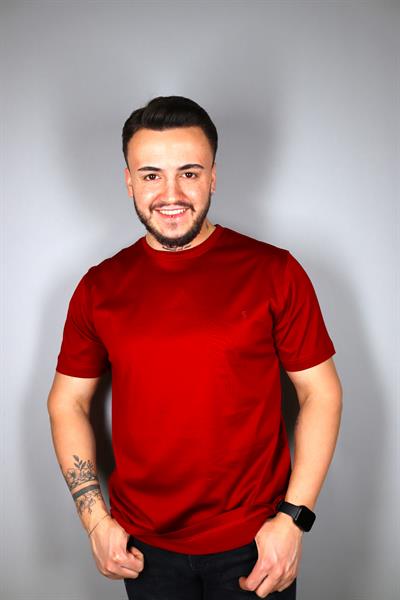 SM23SK23004 SABRİ ÖZEL MERSERİZE O Y.K TSHIRT BORDO