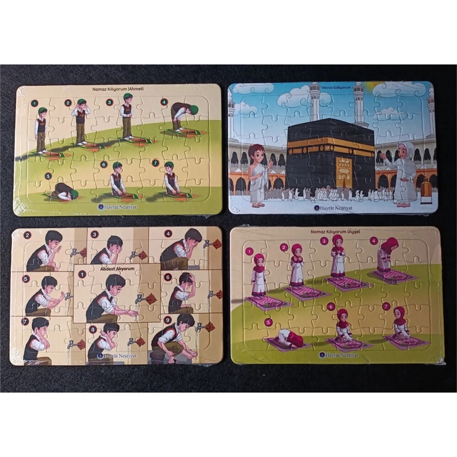 4'lü puzzle seti