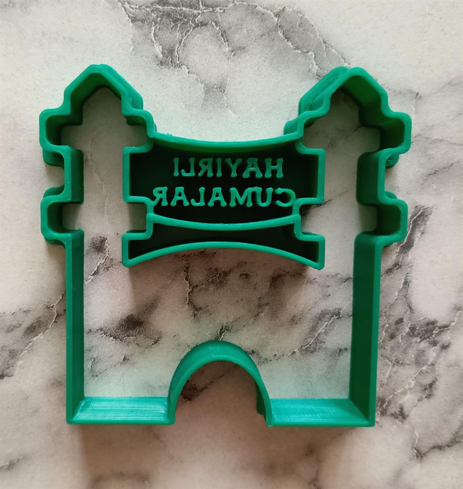 Hayırlı cumalar kurabiye kalıbı