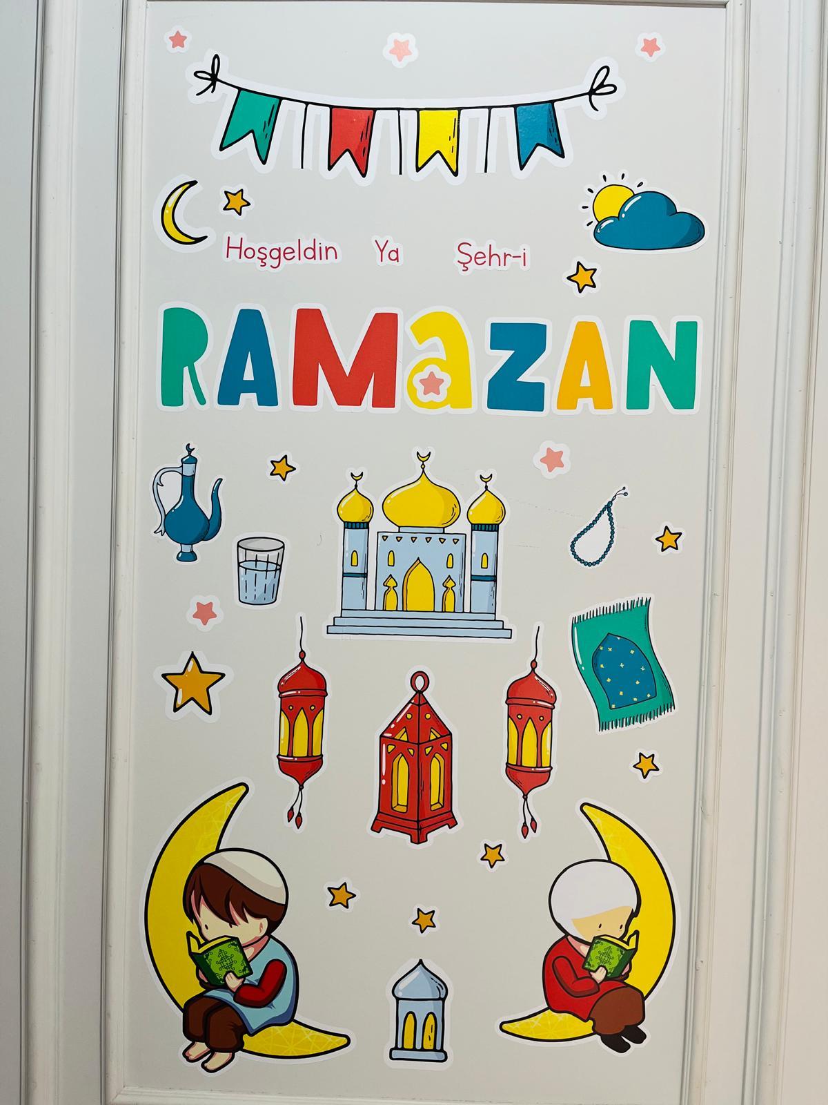 Hoşgeldin Ramazan Cam Süsleme Sticker-3