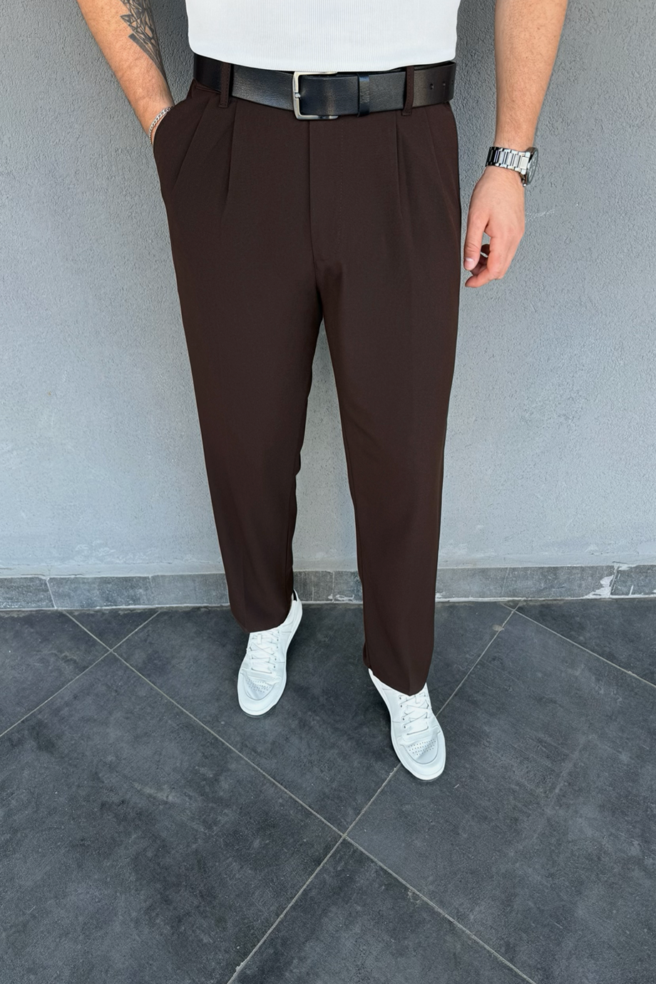 ACI KAHVE BAGGY PANTALON