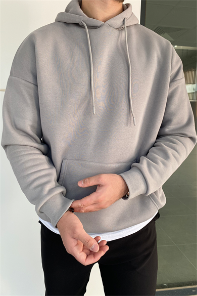 ANTRASİT OVERSIZE KALIP BASIC SWEATSHİRT