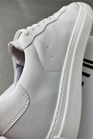 BEYAZ DERİ BASİC AYAKKABI