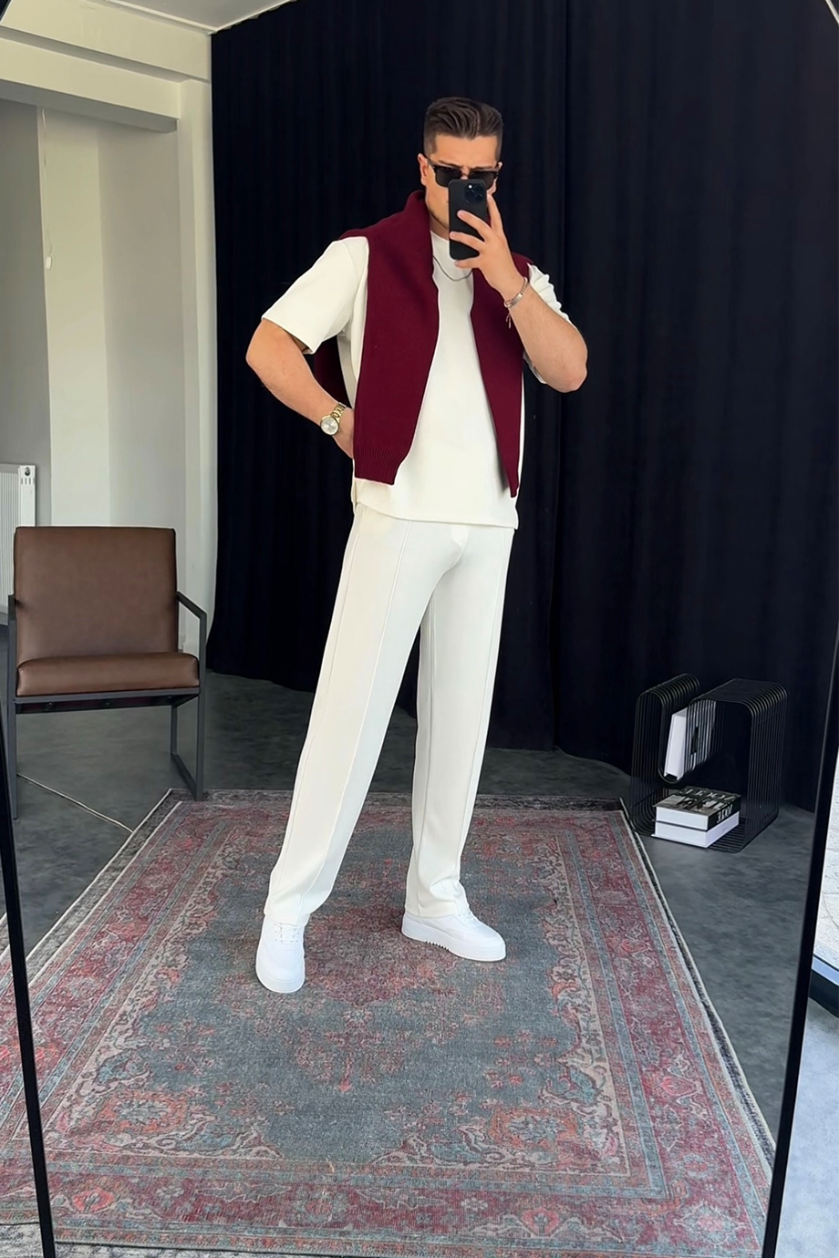 BEYAZ OYS KUMAŞ TAKIM